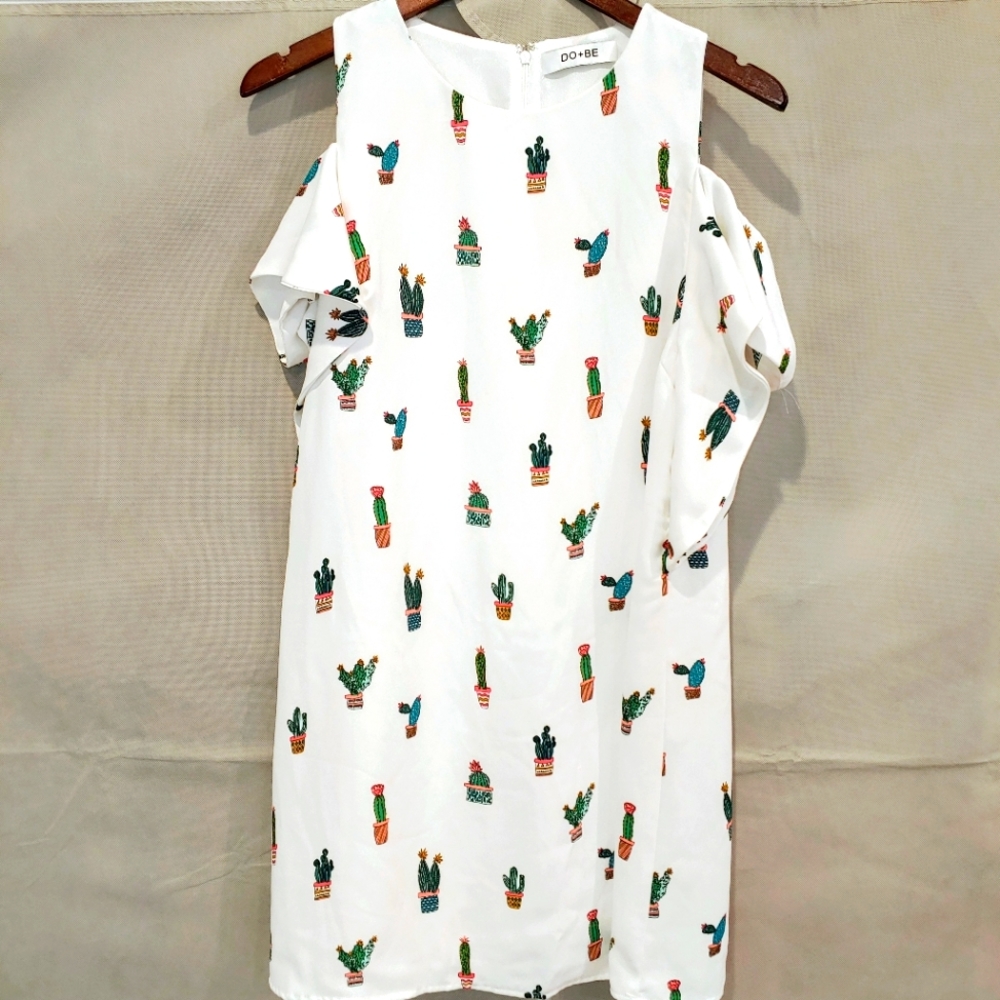DO+BE Cactus Cold Shoulder Dress